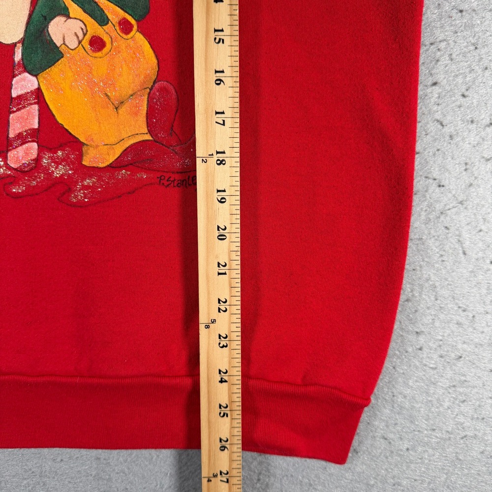Vintage Disney Snow White Grumpy Sweatshirt R Stanley Screen Stars Red 1988 - Picture 7 of 13